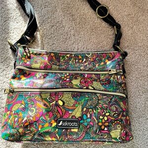 Sakroots Crossbody Bag in Rainbow Spirit Desert print